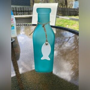 Teal Vase / Glass Decor
